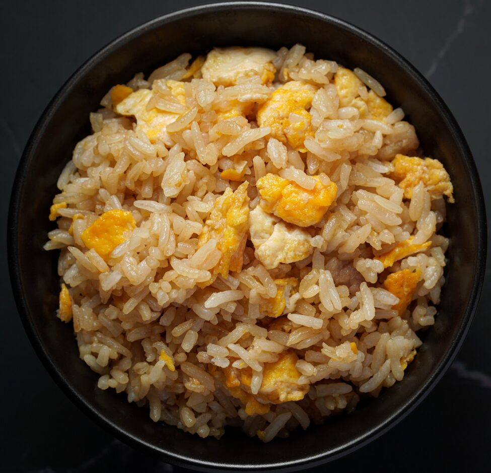 Garlic and Egg Fried Rice - Devagi Sanmugam